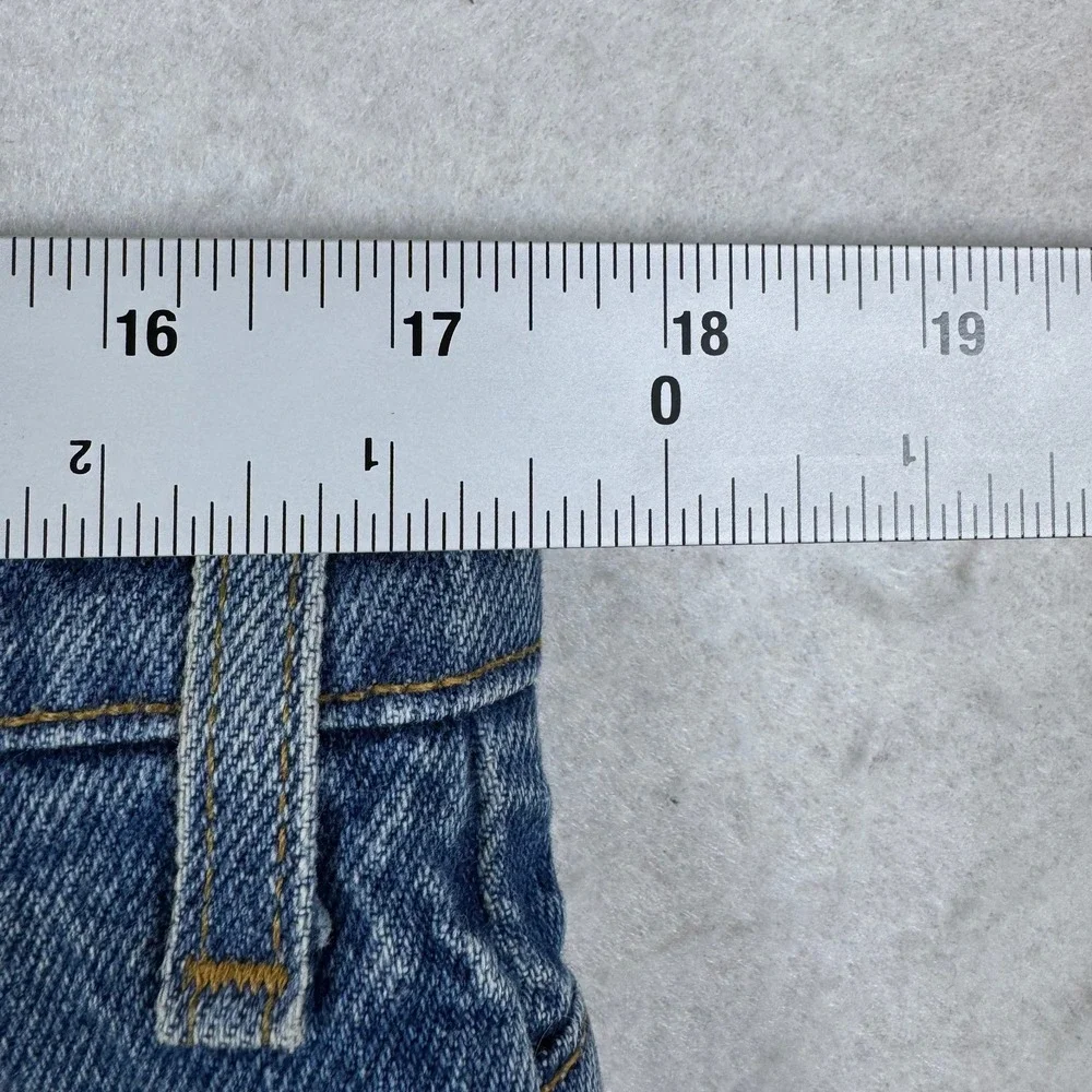 Vintage Levis 505 Orange Tab Jeans 90s Mens 36x27 USA Straight Leg Medium Wash